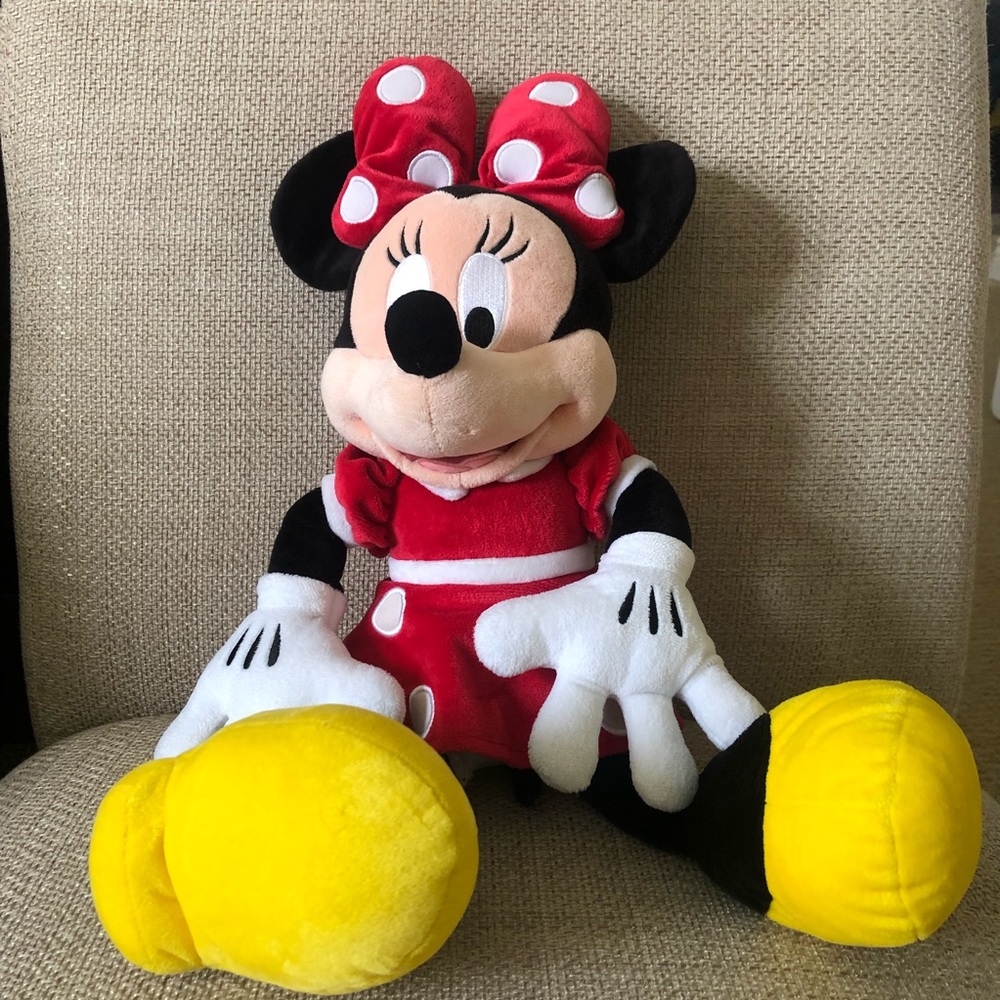 Disney Parks Minnie Mouse Plush medium 17”